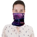 Landscape Landscape Painting Purple Purple Trees Face Covering Bandana (Adult)