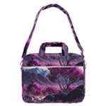 Landscape Landscape Painting Purple Purple Trees MacBook Pro 16  Shoulder Laptop Bag