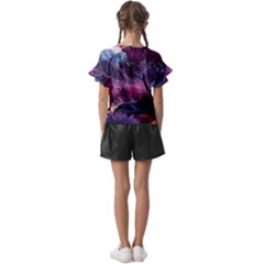 Kids  Cut Out Flutter Sleeves 