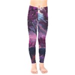 Landscape Landscape Painting Purple Purple Trees Kids  Classic Winter Leggings