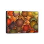 Flower Flora Decoration Pattern Drawing Floral Mini Canvas 6  x 4  (Stretched)