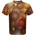 Flower Flora Decoration Pattern Drawing Floral Men s Cotton Tee