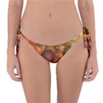 Flower Flora Decoration Pattern Drawing Floral Reversible Bikini Bottoms