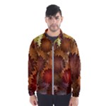 Flower Flora Decoration Pattern Drawing Floral Men s Windbreaker