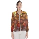 Flower Flora Decoration Pattern Drawing Floral Women s Windbreaker