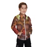 Flower Flora Decoration Pattern Drawing Floral Kids  Windbreaker