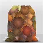 Flower Flora Decoration Pattern Drawing Floral Drawstring Bag (Small)
