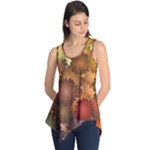 Flower Flora Decoration Pattern Drawing Floral Sleeveless Tunic