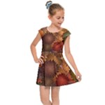 Flower Flora Decoration Pattern Drawing Floral Kids  Cap Sleeve Dress