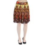 Flower Flora Decoration Pattern Drawing Floral Pleated Skirt