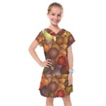 Flower Flora Decoration Pattern Drawing Floral Kids  Drop Waist Dress