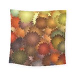 Flower Flora Decoration Pattern Drawing Floral Square Tapestry (Small)