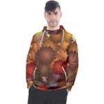 Flower Flora Decoration Pattern Drawing Floral Men s Pullover Hoodie