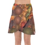 Flower Flora Decoration Pattern Drawing Floral Wrap Front Skirt