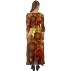 Button Up Boho Maxi Dress 