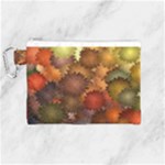 Flower Flora Decoration Pattern Drawing Floral Canvas Cosmetic Bag (Medium)