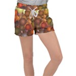 Flower Flora Decoration Pattern Drawing Floral Velour Lounge Shorts