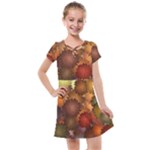 Flower Flora Decoration Pattern Drawing Floral Kids  Cross Web Dress