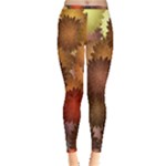 Flower Flora Decoration Pattern Drawing Floral Inside Out Leggings