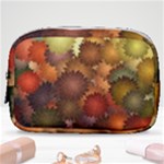 Flower Flora Decoration Pattern Drawing Floral Make Up Pouch (Small)