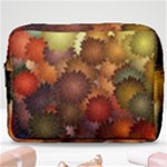 Flower Flora Decoration Pattern Drawing Floral Make Up Pouch (Large)