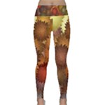 Flower Flora Decoration Pattern Drawing Floral Lightweight Velour Classic Yoga Leggings