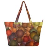 Flower Flora Decoration Pattern Drawing Floral Full Print Shoulder Bag