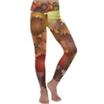 Flower Flora Decoration Pattern Drawing Floral Kids  Lightweight Velour Classic Yoga Leggings