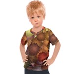 Flower Flora Decoration Pattern Drawing Floral Kids  Sports Tee