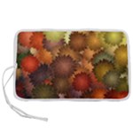 Flower Flora Decoration Pattern Drawing Floral Pen Storage Case (S)