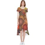 Flower Flora Decoration Pattern Drawing Floral High Low Boho Dress