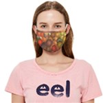 Flower Flora Decoration Pattern Drawing Floral Cloth Face Mask (Adult)