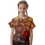 Flower Flora Decoration Pattern Drawing Floral Kids  Cut Out Flutter Sleeves