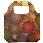 Flower Flora Decoration Pattern Drawing Floral Foldable Grocery Recycle Bag