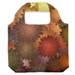 Flower Flora Decoration Pattern Drawing Floral Premium Foldable Grocery Recycle Bag