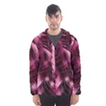 Flower Flora Decoration Pattern Drawing Leaves Men s Hooded Windbreaker