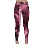 Flower Flora Decoration Pattern Drawing Leaves Classic Yoga Leggings