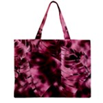 Flower Flora Decoration Pattern Drawing Leaves Zipper Mini Tote Bag