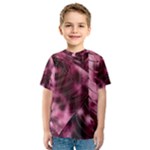 Flower Flora Decoration Pattern Drawing Leaves Kids  Sport Mesh Tee