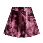 Flower Flora Decoration Pattern Drawing Leaves Mini Flare Skirt