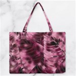 Flower Flora Decoration Pattern Drawing Leaves Zipper Medium Tote Bag