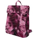 Flower Flora Decoration Pattern Drawing Leaves Flap Top Backpack