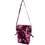 Flower Flora Decoration Pattern Drawing Leaves Folding Shoulder Bag