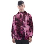 Flower Flora Decoration Pattern Drawing Leaves Men s Front Pocket Pullover Windbreaker