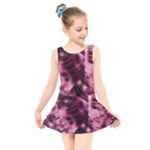 Flower Flora Decoration Pattern Drawing Leaves Kids  Skater Dress Swimsuit