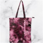 Flower Flora Decoration Pattern Drawing Leaves Double Zip Up Tote Bag