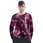 Flower Flora Decoration Pattern Drawing Leaves Men s Long Sleeve Raglan Tee