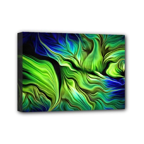 Fractal Art Pattern Abstract Fantasy Digital Mini Canvas 7  x 5  (Stretched) from ArtsNow.com