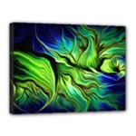 Fractal Art Pattern Abstract Fantasy Digital Canvas 16  x 12  (Stretched)