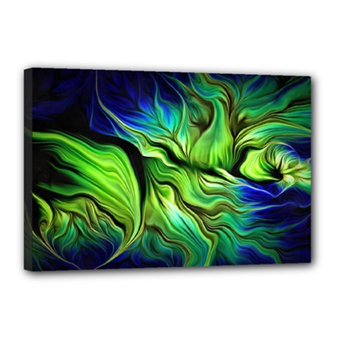 Fractal Art Pattern Abstract Fantasy Digital Canvas 18  x 12  (Stretched) from ArtsNow.com